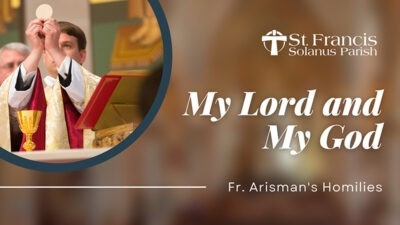 My Lord and My God – Fr. Arisman’s Homily Podcast – Easter Vigil, April 8, 2023 - St. Francis Solanus