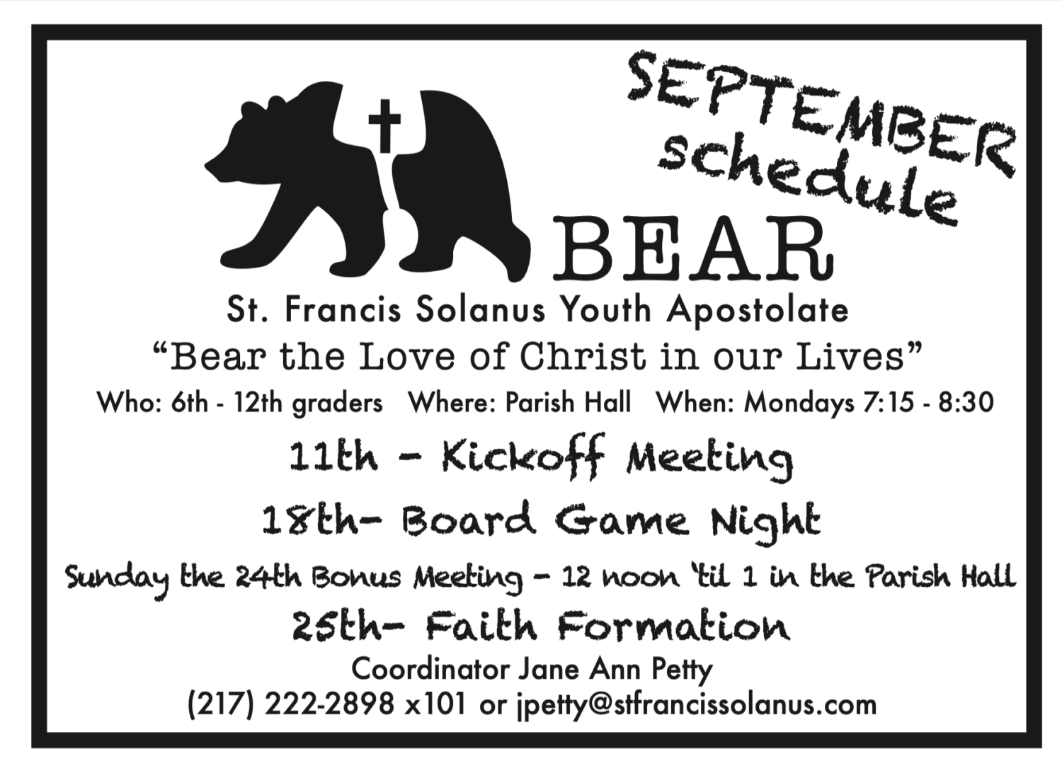 bear-september-23-schedule