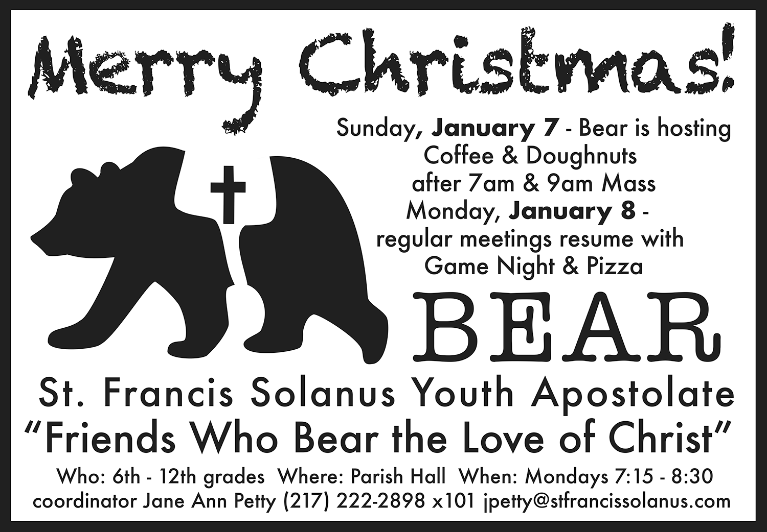 Bear Merry Christmas